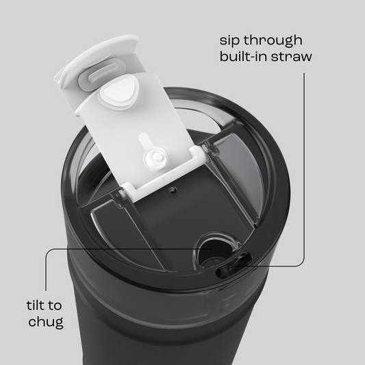 bubba 32 oz DualSip Insulated Stainless Steel Water Bottle - Office Siren - US 3165