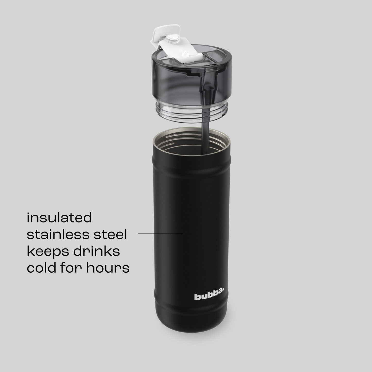 bubba 32 oz DualSip Insulated Stainless Steel Water Bottle - Office Siren - US 3165