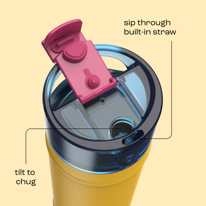 bubba 24 oz DualSip Insulated Stainless Steel Water Bottle - Spirit Week - US 8104