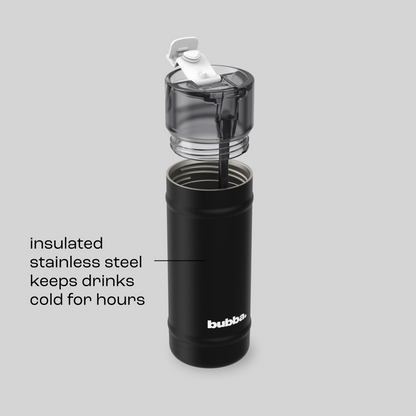 bubba 18 oz DualSip Insulated Stainless Steel Water Bottle -  Office Siren - US 9945