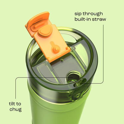 bubba 24 oz DualSip Insulated Stainless Steel Water Bottle - Glow Up - US 3518