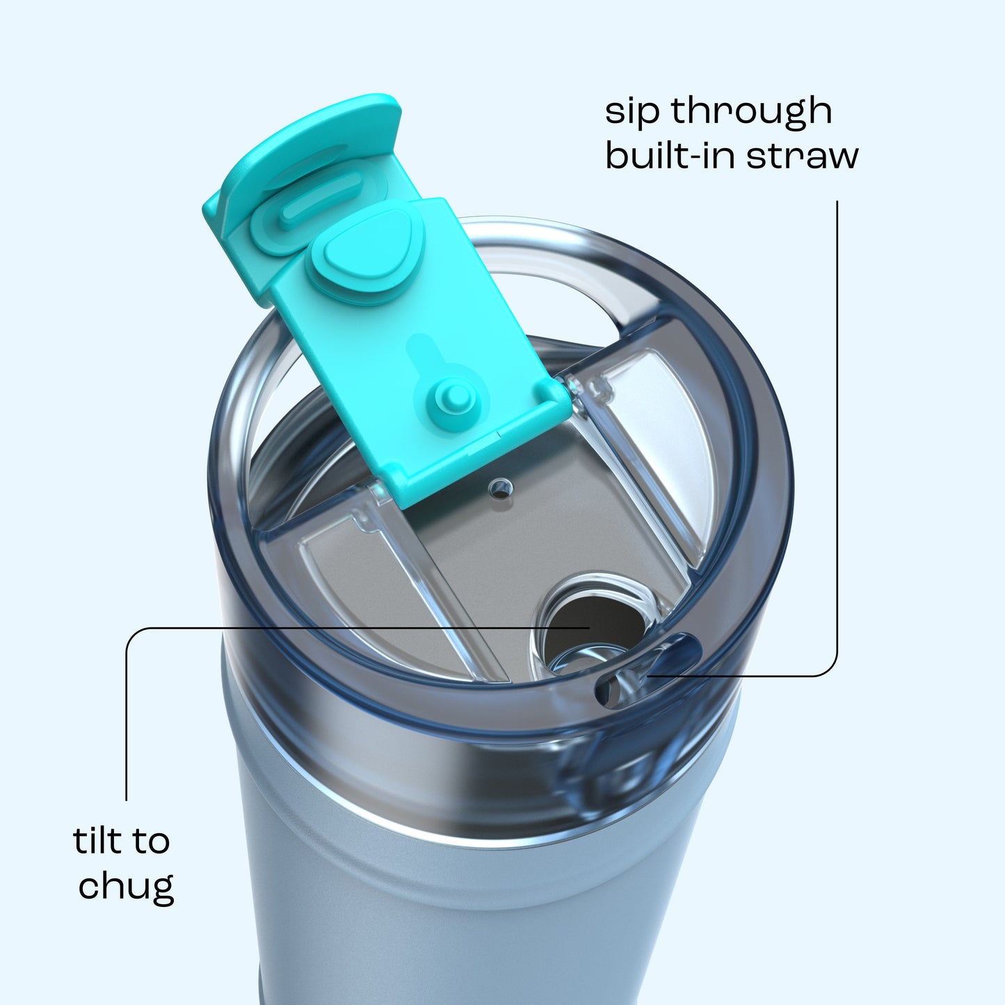 bubba 24 oz DualSip Insulated Stainless Steel Water Bottle - Daydreamin - US 1274
