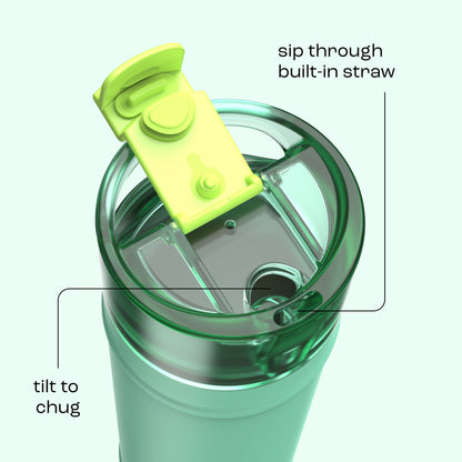 bubba 24 oz DualSip Insulated Stainless Steel Water Bottle - Tropical Eclipse - US 6367