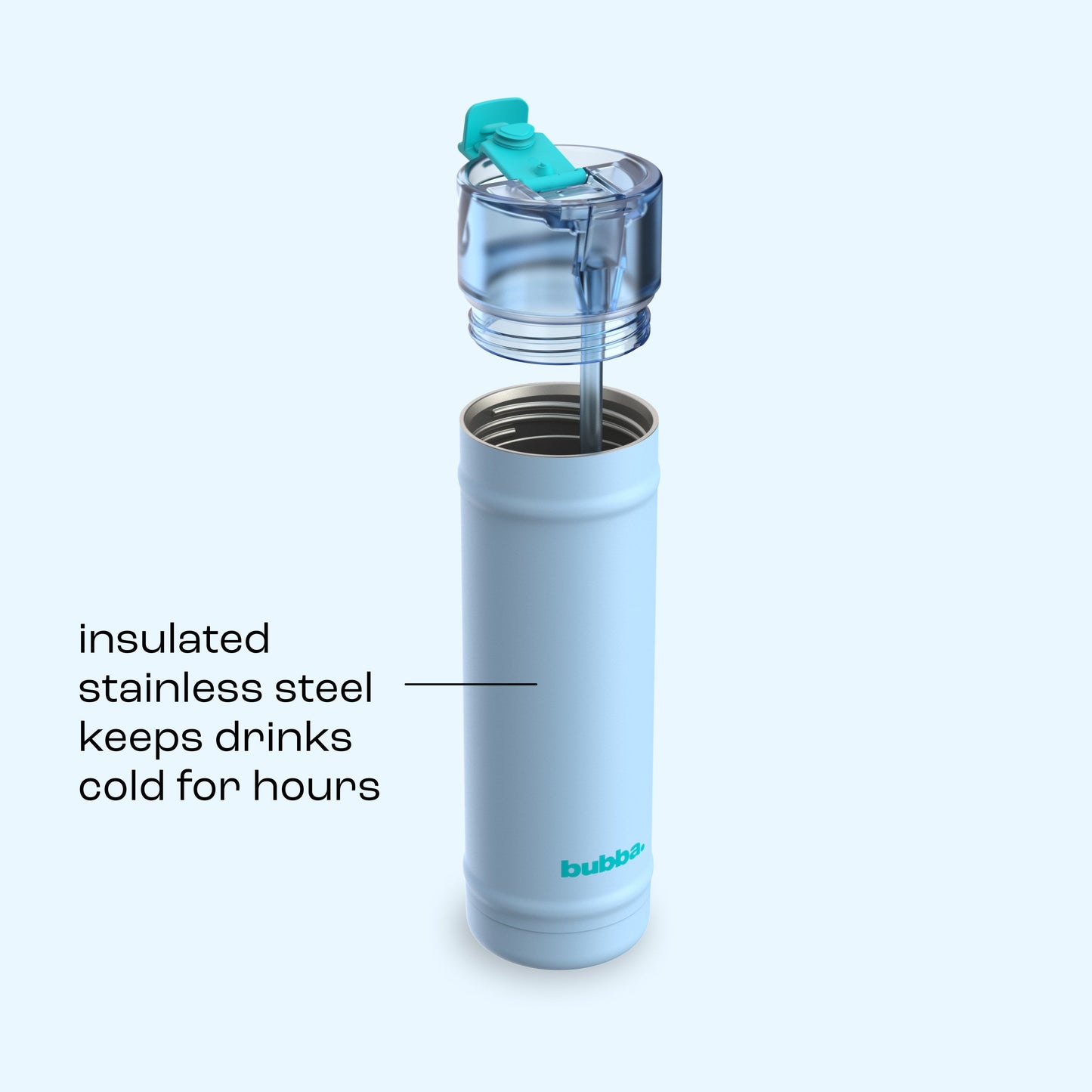 bubba 24 oz DualSip Insulated Stainless Steel Water Bottle - Daydreamin - US 1274
