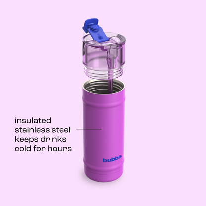 bubba 18 oz DualSip Insulated Stainless Steel Water Bottle - Mood Booster - US 3319