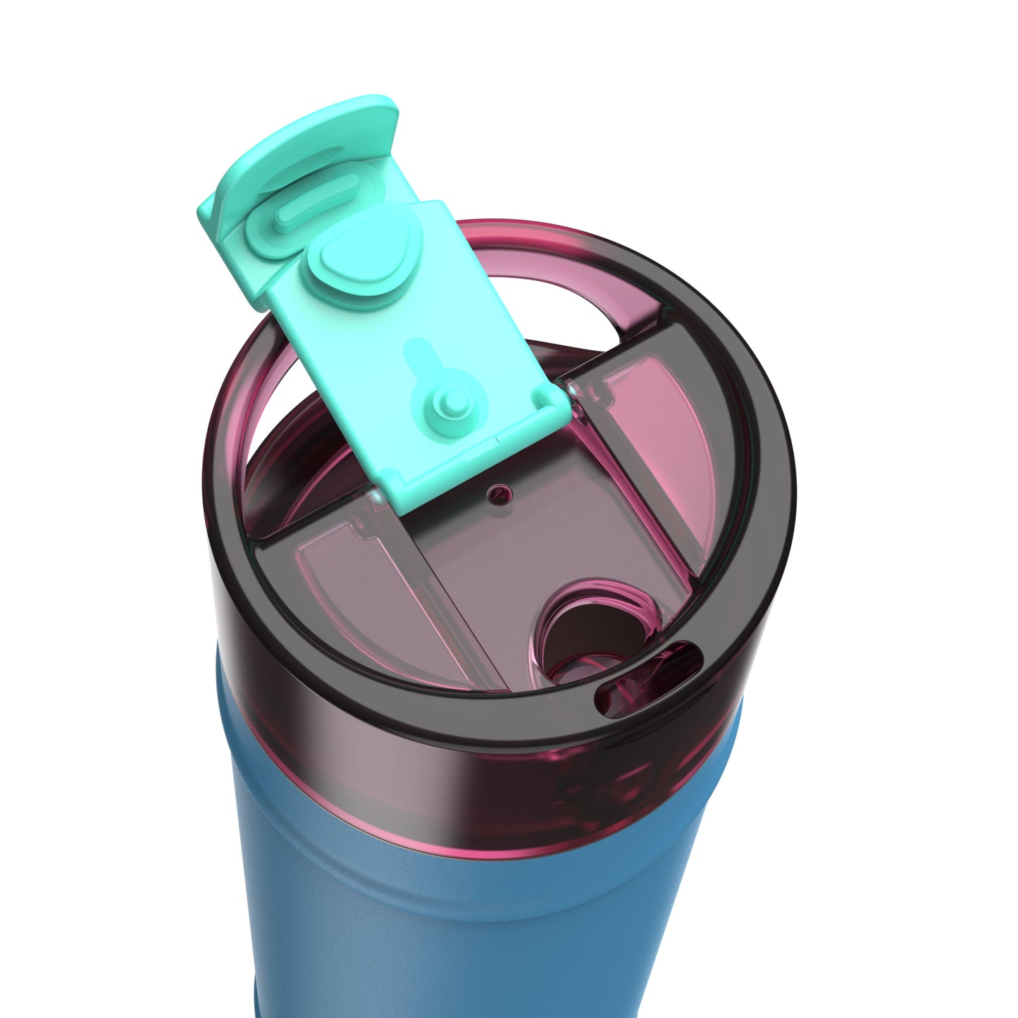 bubba 24 oz DualSip Insulated Stainless Steel Water Bottle - Blue Ribbon - US 9639