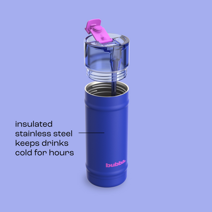bubba 18 oz DualSip Insulated Stainless Steel Water Bottle - Ocean Energy - US 4471
