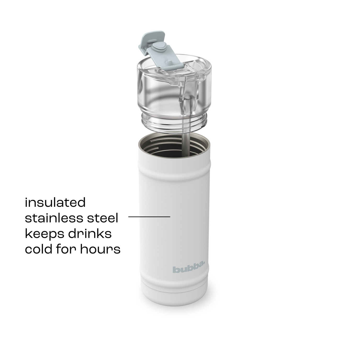 bubba 18 oz DualSip Insulated Stainless Steel Water Bottle - Fresh Kicks - US 8463