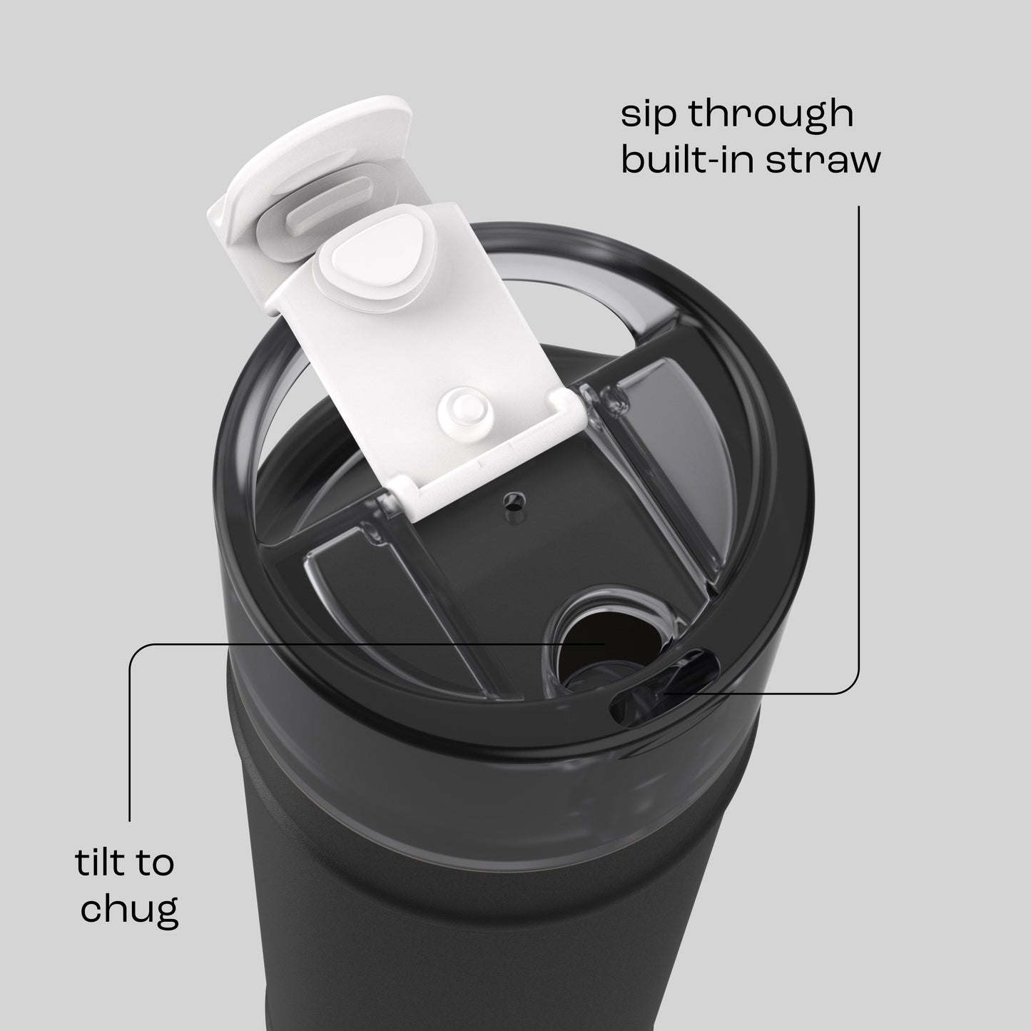 bubba 24 oz DualSip Insulated Stainless Steel Water Bottle - Office Siren - US 8805