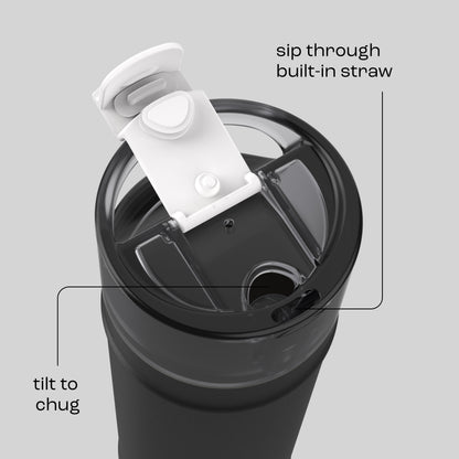 bubba 24 oz DualSip Insulated Stainless Steel Water Bottle - Office Siren - US 8805