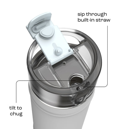 bubba 24 oz DualSip Insulated Stainless Steel Water Bottle - Fresh Kicks - US 4109