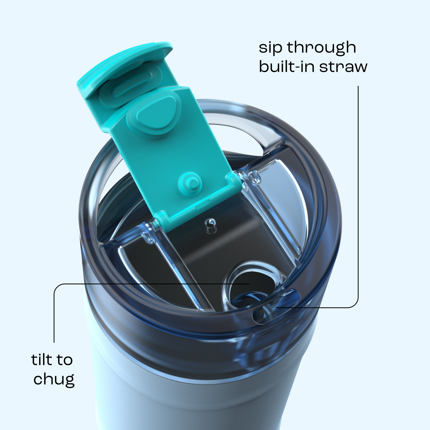 bubba 18 oz DualSip Insulated Stainless Steel Water Bottle - Daydreamin - US 9249