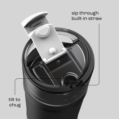 bubba 18 oz DualSip Insulated Stainless Steel Water Bottle -  Office Siren - US 9945