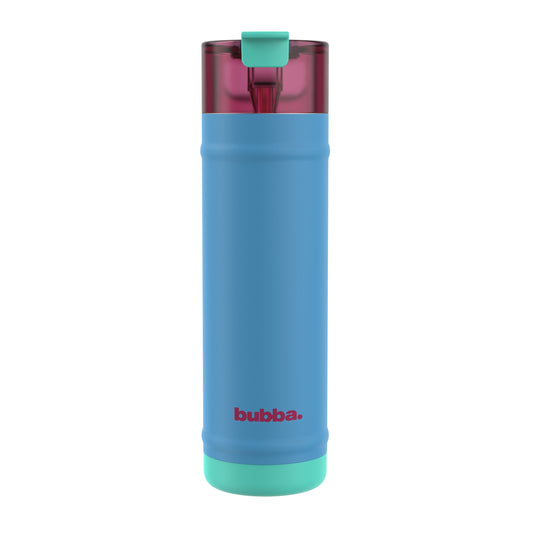 bubba 24 oz DualSip Insulated Stainless Steel Water Bottle - Blue Ribbon - US 9639