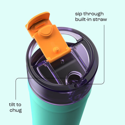 bubba 24 oz DualSip Insulated Stainless Steel Water Bottle -  Field Trip - US 6770