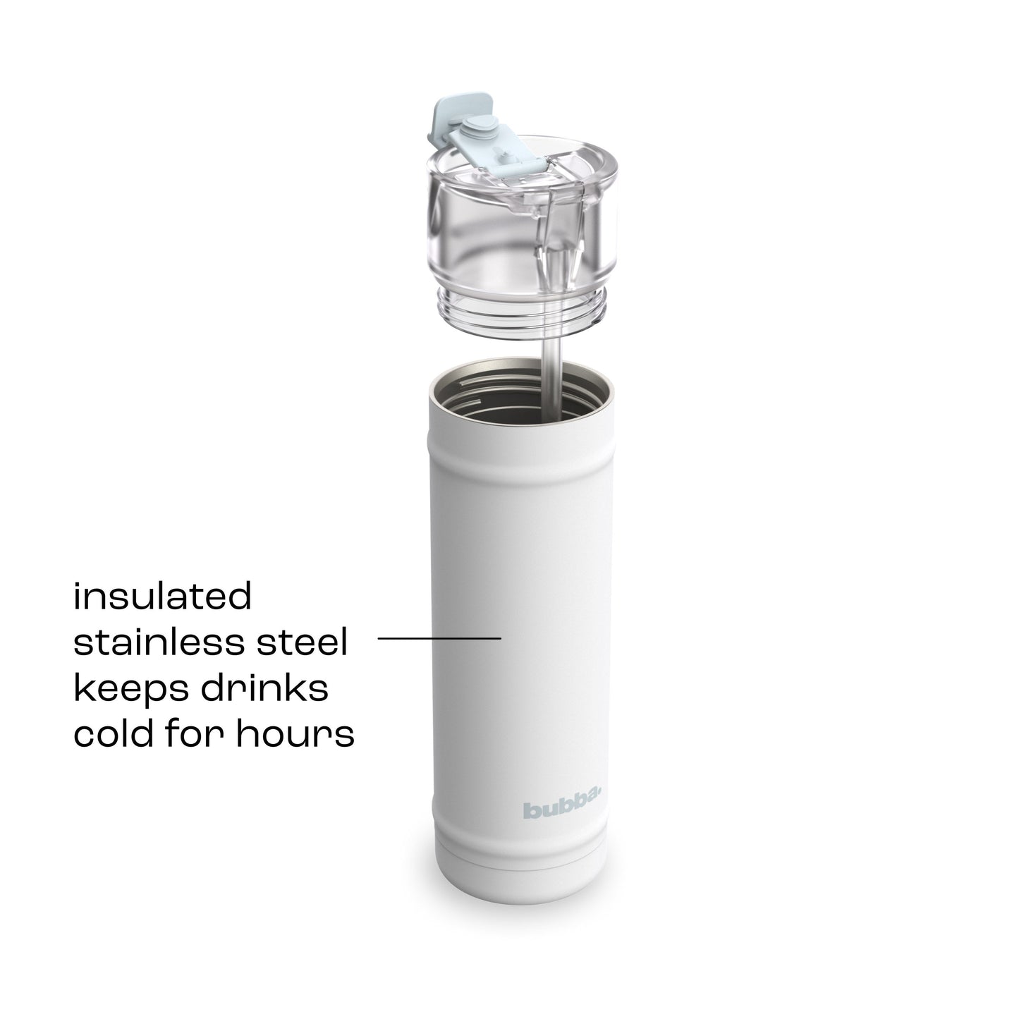 bubba 24 oz DualSip Insulated Stainless Steel Water Bottle - Fresh Kicks - US 4109